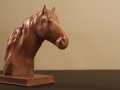 Horse 3D printed in copper